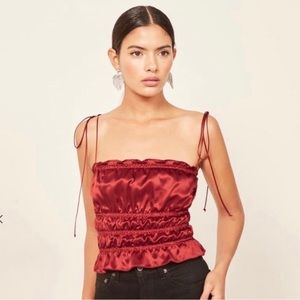 Reformation Viviana Top. Never worn!